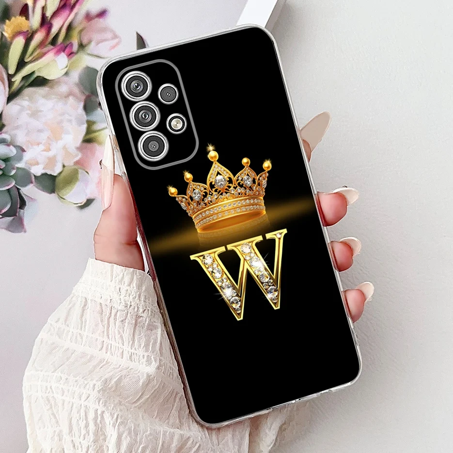 Luxury Crown Letters Soft Silicone Phone Case Cover