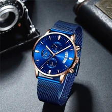 

2021 New Leisure Business For Men Top Brand Luxury Waterproof Calendar Watch Stainless Stee Quartz Wristwatch Relogio Masculino