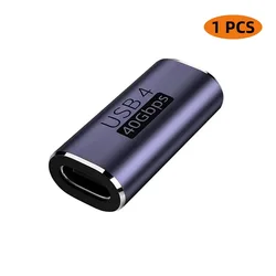 Enhanced High - Speed Type C to Type C Coupler Adapter for Ultra - Fast Charging and 8K Video Transfer (1x 100W - MM)