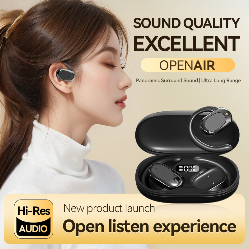 OWS earbuds True wireless headphones Bluetooth 5.49 low latency gaming and sports headphones High-fidelity stereo noise-cancelli