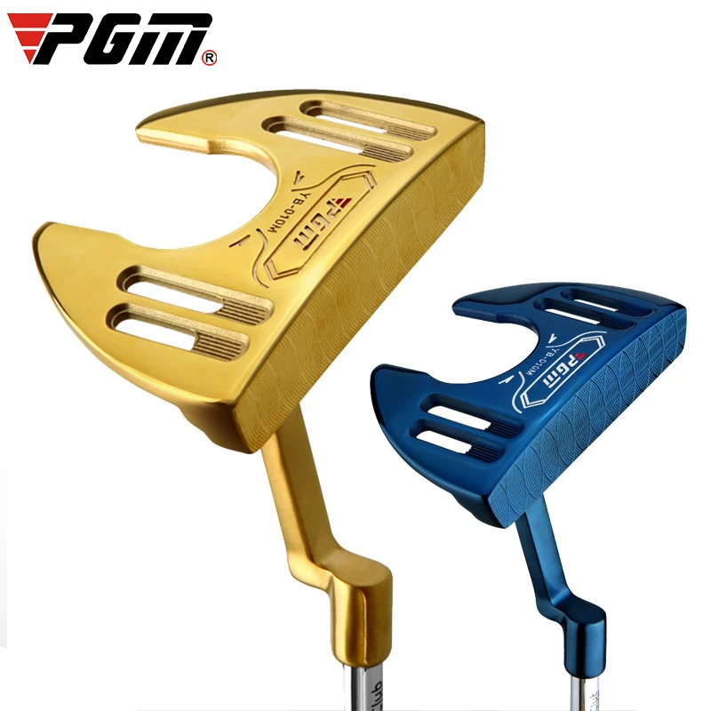 

PGM new Golf putter Authentic Driver Golf Men's Club Blue/Gold Putter with Line of Sight Large Grip Hitting Stability TUG023