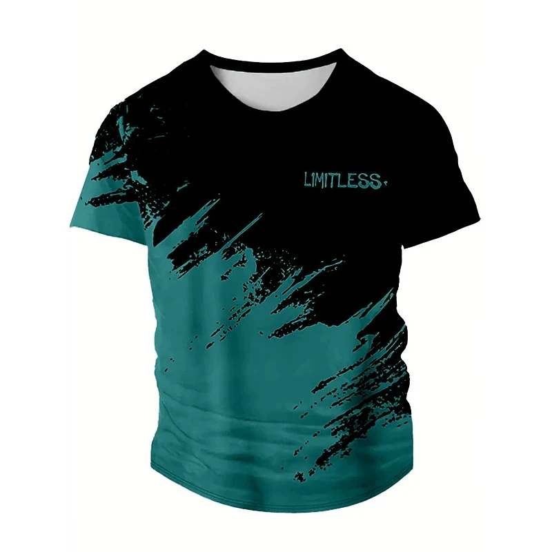 

Men’S Trendy T-Shirt Summer Harajuku Short Sleeve Tees Oversized Streetwear Casual Pullover Male Basic Fashion Male Clothing