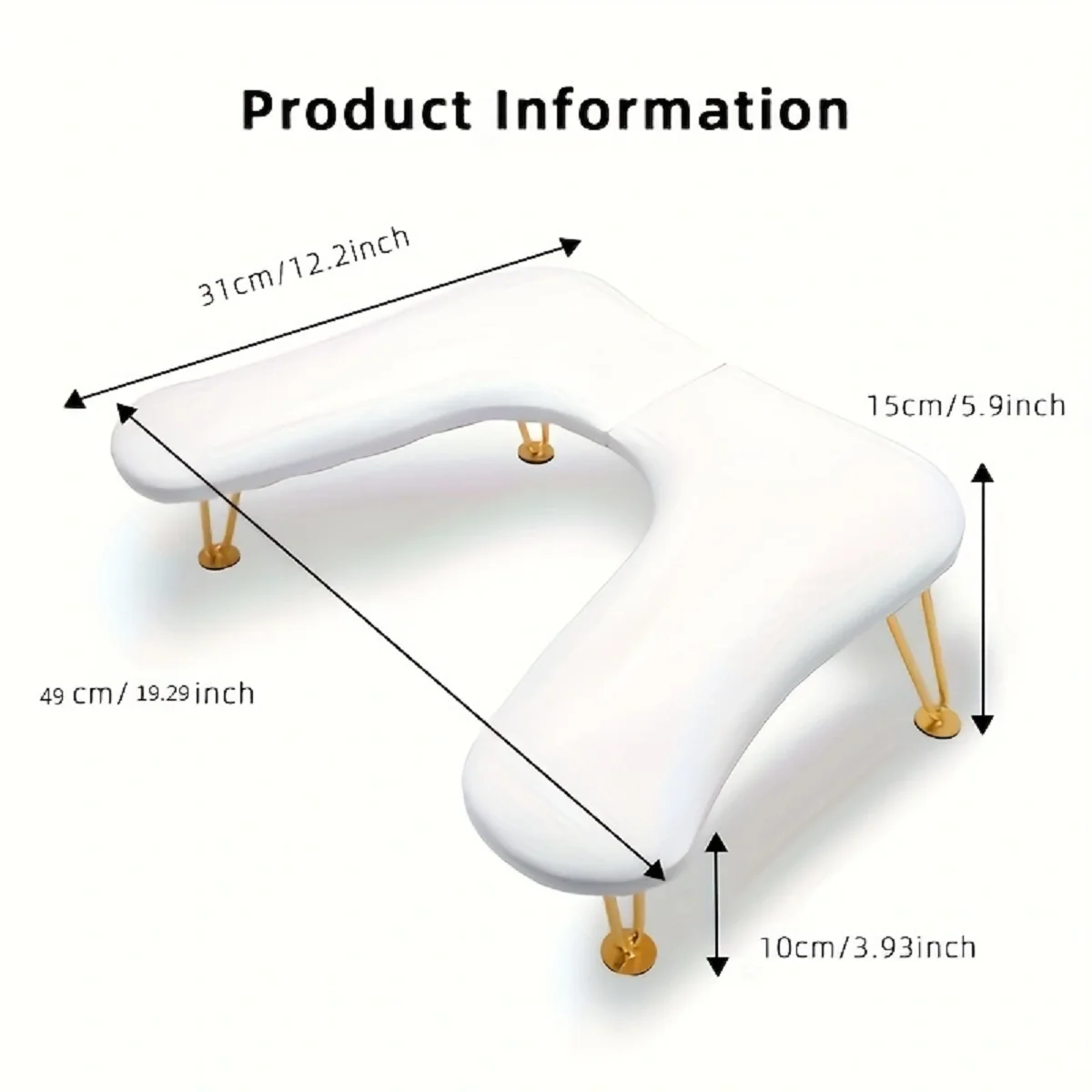 New Design high quality Soft Detachable Nail Armrest Pillow Leather Handrest for Nail Table