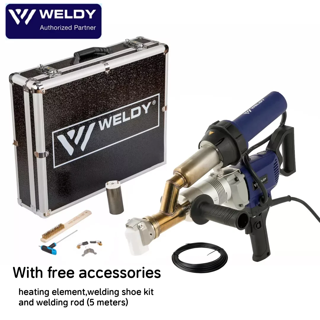 공식 Weldy EX2 EX3 플라스틱 압출 용접기 압출기 용접기 히트건 (선물 포함)