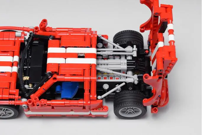 클래식 MOC-42772 GT (1:16) 슈퍼 레이싱 빌딩 블록 모델, 성인 및 어린이 명절 선물, 신제품