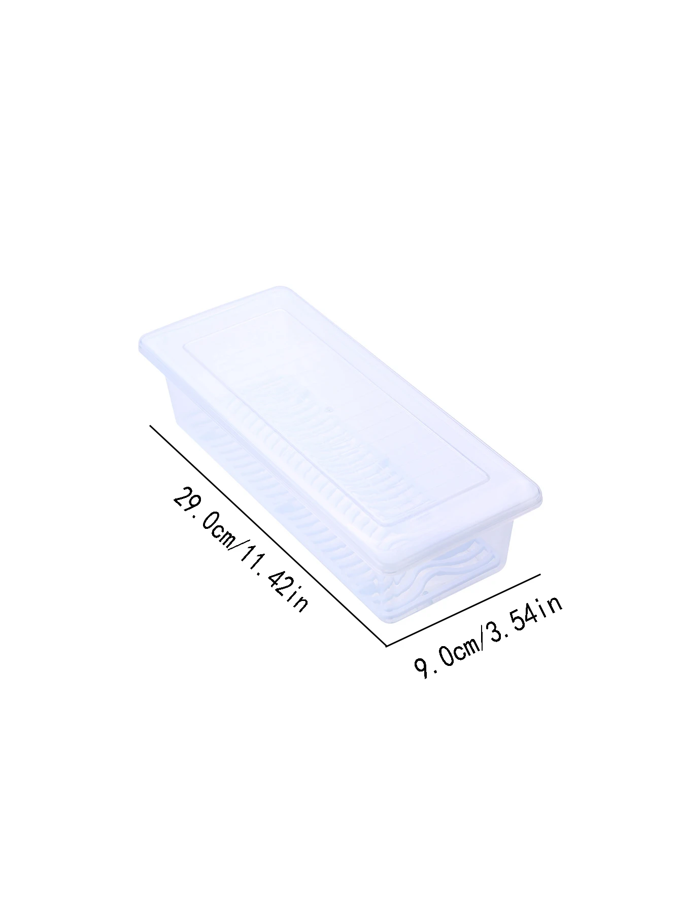 Crisper Plastic Transparent Box Rectangular Refrigerator Refrigeration Special Sealed Food Grade Kitchen Storage Box 3