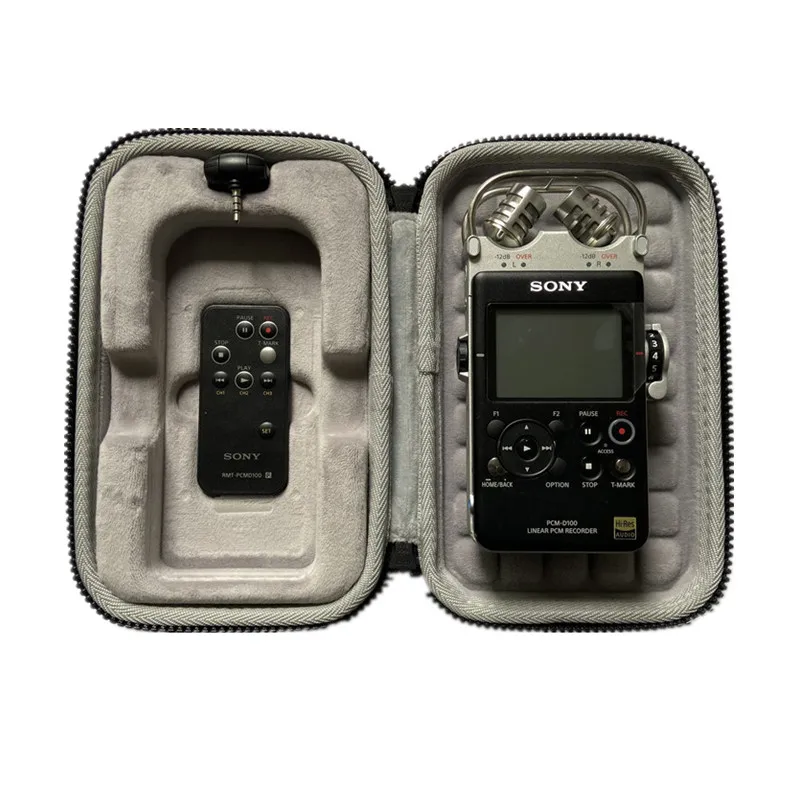 Custodia Protettiva Portatile Per Sony Pcm-D100 D100 Digital Voice Recorder Recorder Penna Per Il Trasporto Custodia Shell Copertura Della Pelle