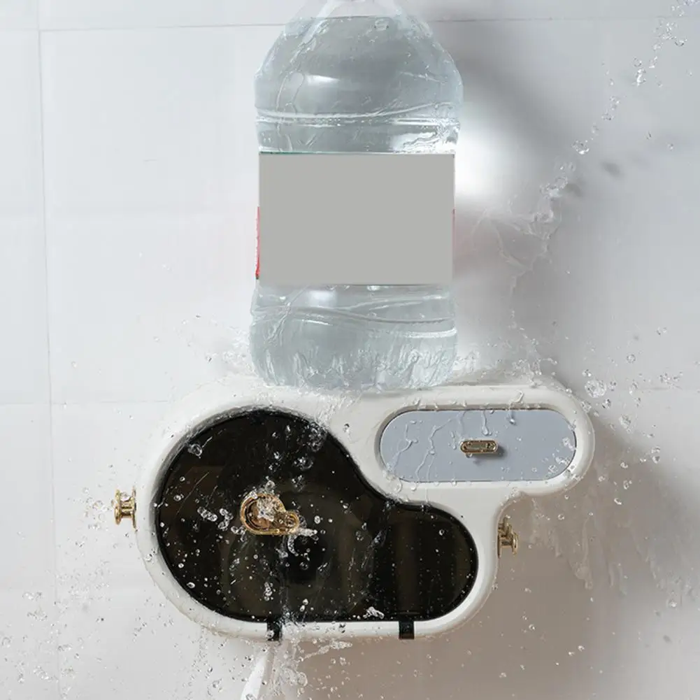 

Настенный держатель для бумаги, водонепроницаемый полипропиленовый держатель для салфеток с сильной нагрузкой, аксессуары для ванной комнаты