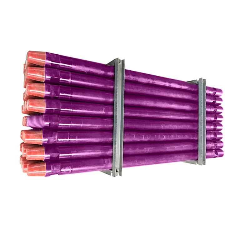 

Water well drilling drill rod API thread wear resistant 76mm 2m rock blasting friction welding DTH drill pipe