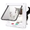 Cat Dog Door Flap Extra with 4 Way Locking Security Flap Door Weatherproof Pet Door Kit for Dog Cat Kitten Puppy Safety 3