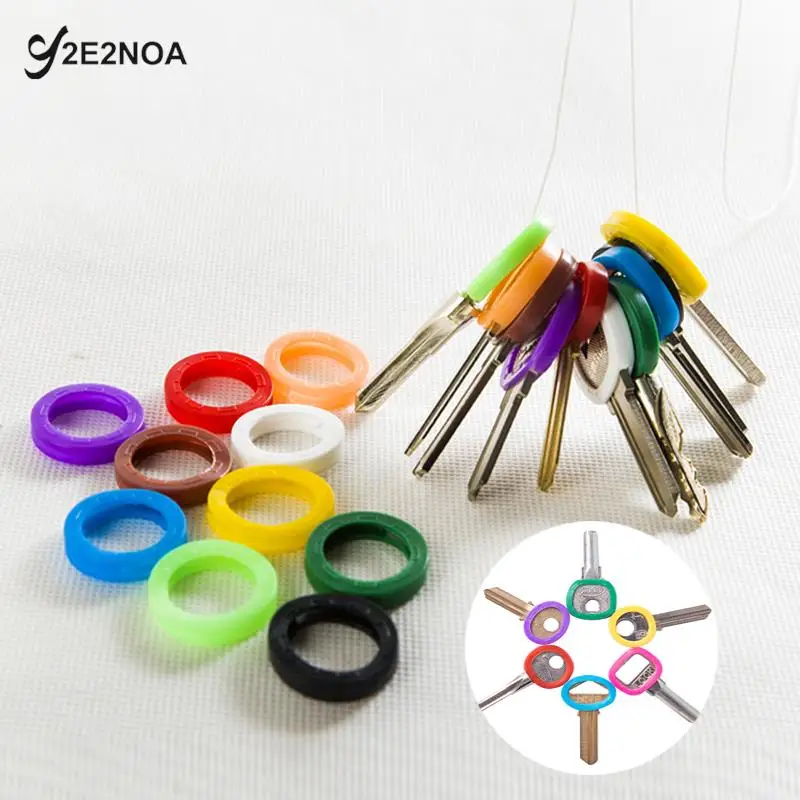 Key Organizer 1/10/20/30pcs Bright Colors Hollow Silicone