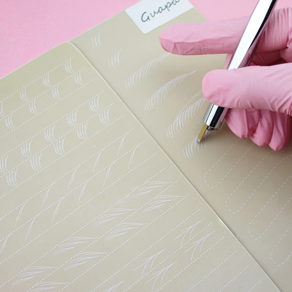 Microblading Practice Latex Skin Basic Stroke Brows Permanent Makeup