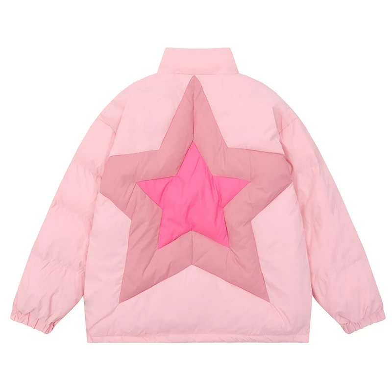 Aelfric Eden Animal Print Hoodie Jacket 2023 Girl Star Japanese Hip Hop Vintage Streetwear Coat Harajuku Cotton Loose Coat Parks