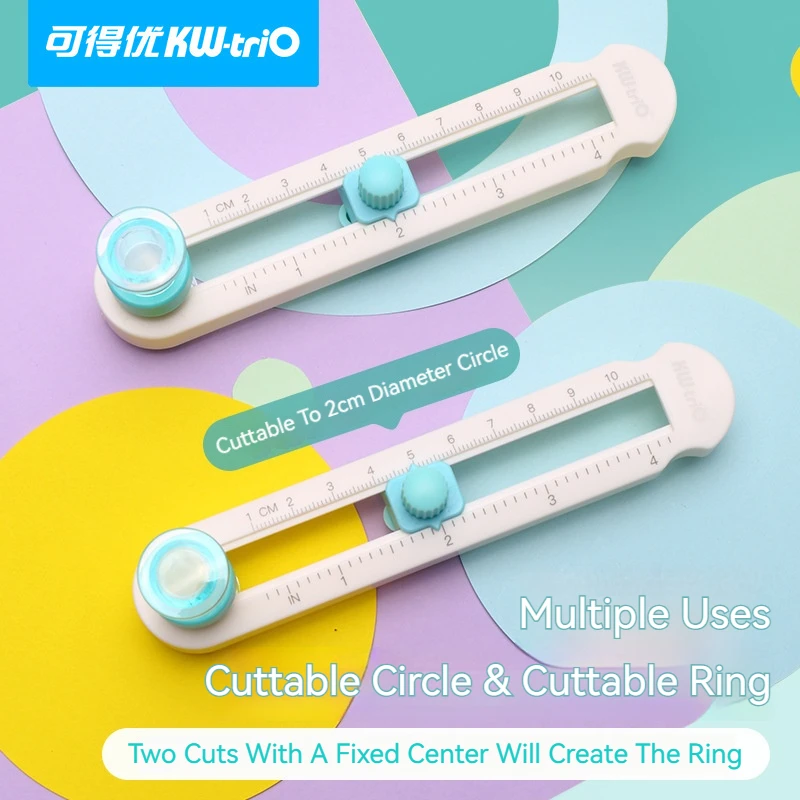 Round Paper Cutting Tool, Versatile Handheld Cutter for Scrapbook, Card Design & Study Office DIY Projects - 4