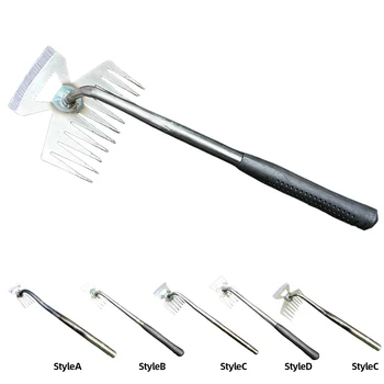 2-in-1 Manganese Steel Hand Weeder & Garden Rake Tool 1