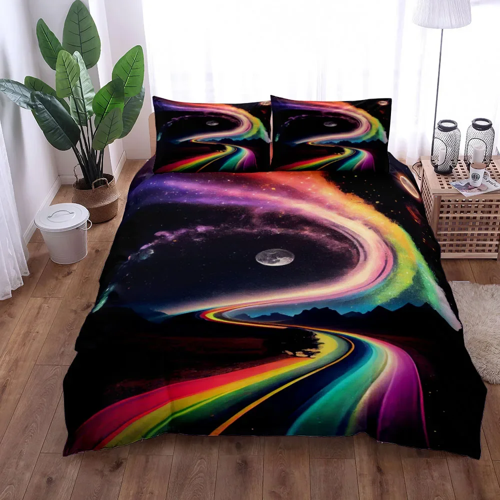 Big Bang Universe Duvet Cover Set King Queen Double Full Twin Single Size Bed Linen Set