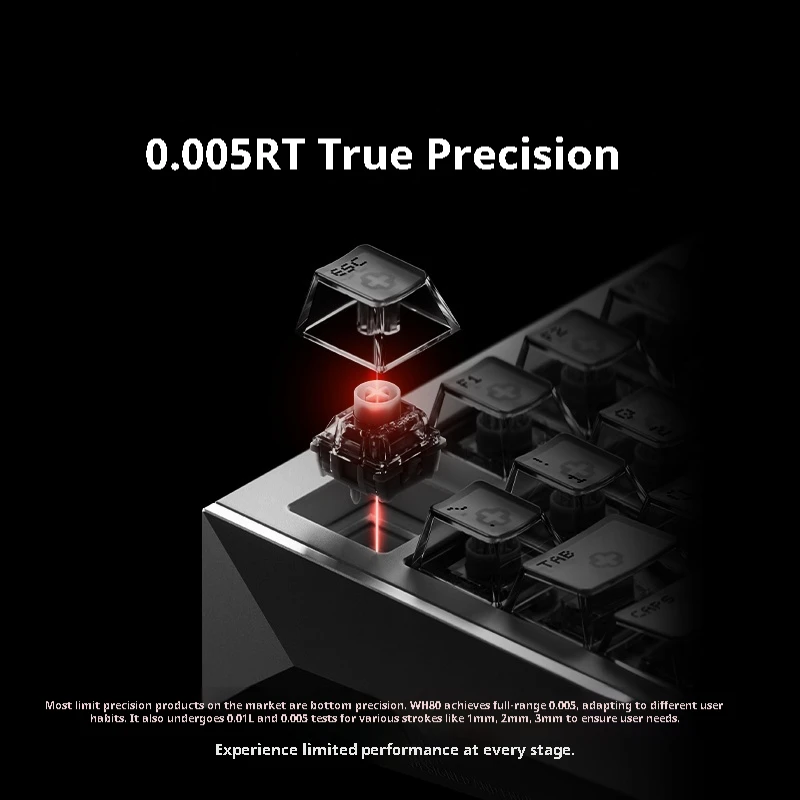 NuPhy WH80 HE カスタムゲーミングキーボード ホール効果スイッチ搭載