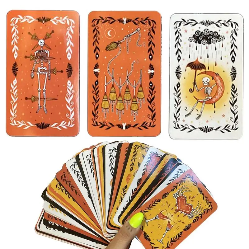 

Хэллоуин Таро колода ремесла гадания Fate Fortune Telling Card Повседневная вечевечерние развлечение настольная игра Tarot карта особая колода