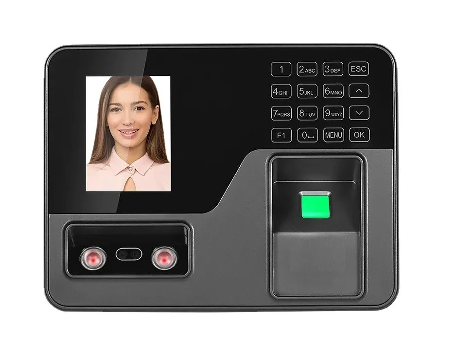 ZXX3 Fingerprint Time Attendance Machine Face Recognition Sign-in Machine Multi-language Optional