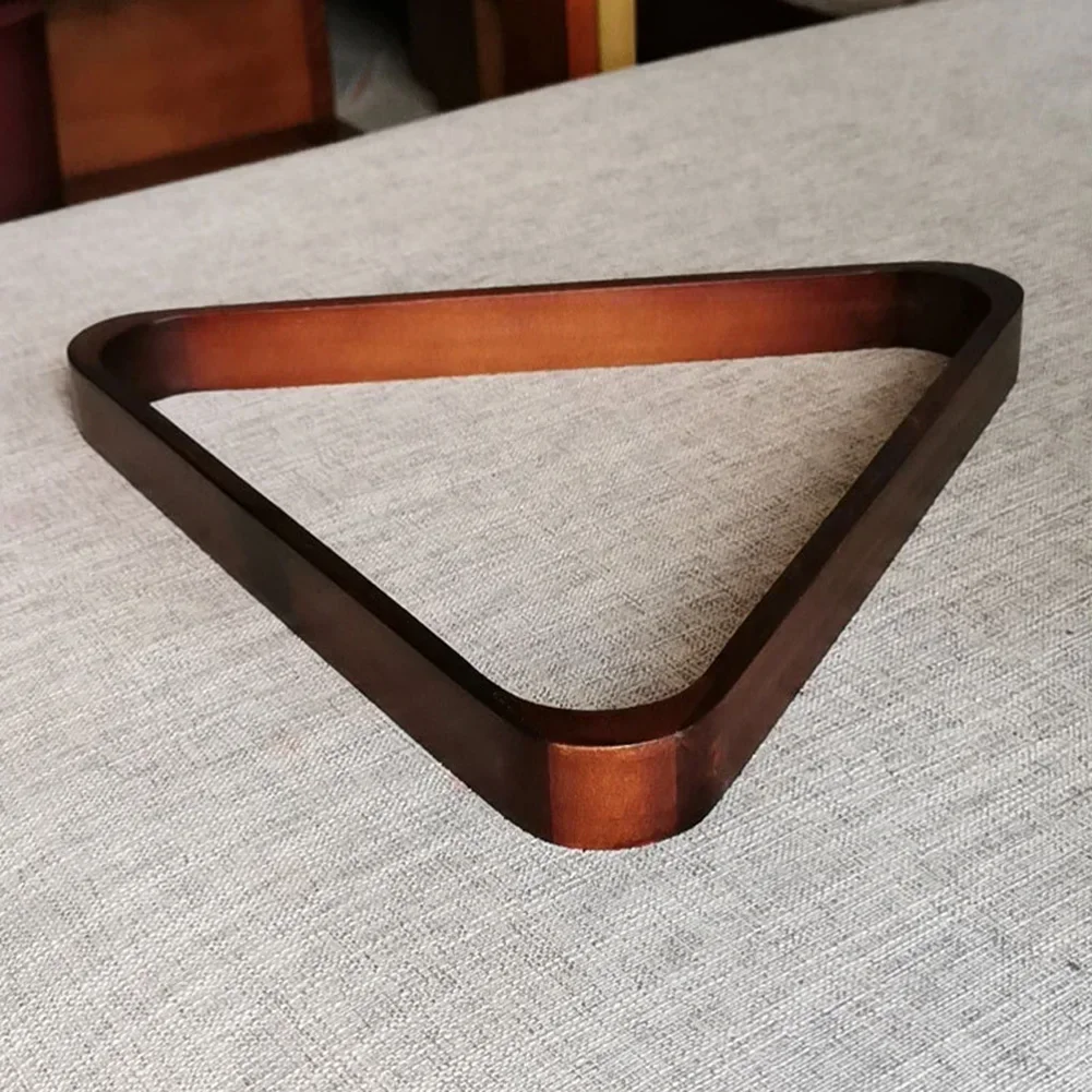 Billiard Triangle Rack 2-1/4 Pool Balls 8-Ball Triangle Rack 57.2mm Wood Durable Pool Tripod