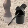 Hoof Grease Brush Sturdy Comfortable Handle Multiuse Equestrian Equipment for Farm Animal Pigs Livestock Horses Care Supplies 4