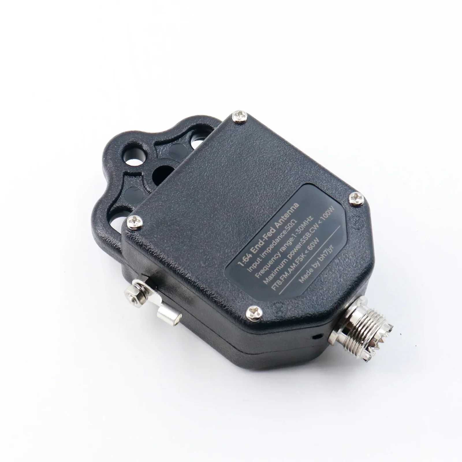 Ricevitore antenna alimentato terminale Balun 1:64 PEP SSB FT8 FM AM, 4 bande 8 bande da 1 MHz a 30 MHz 100 W Antenna radio alimentata con estremità di alimentazione per esterni