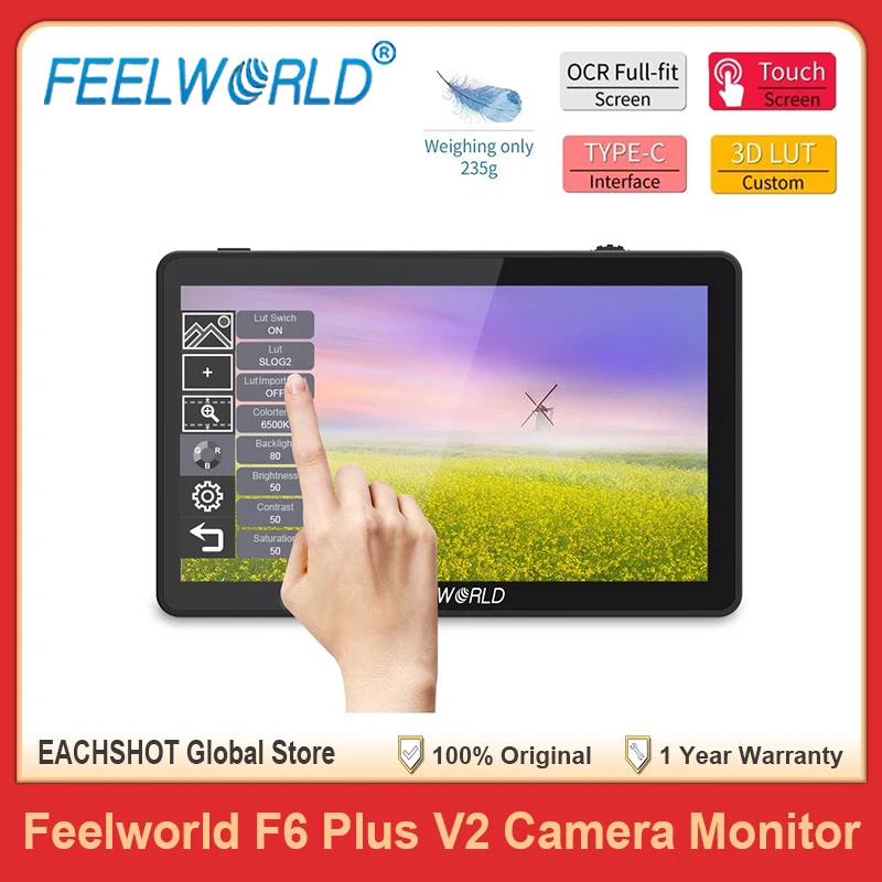 6 Inch DSLR Field Monitor For Sony Canon Nikon