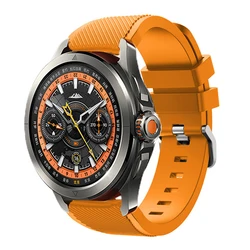 Soft 22mm Silicone Sport Watch Strap Wristband for Xiaomi S4 Sport (Orange A)
