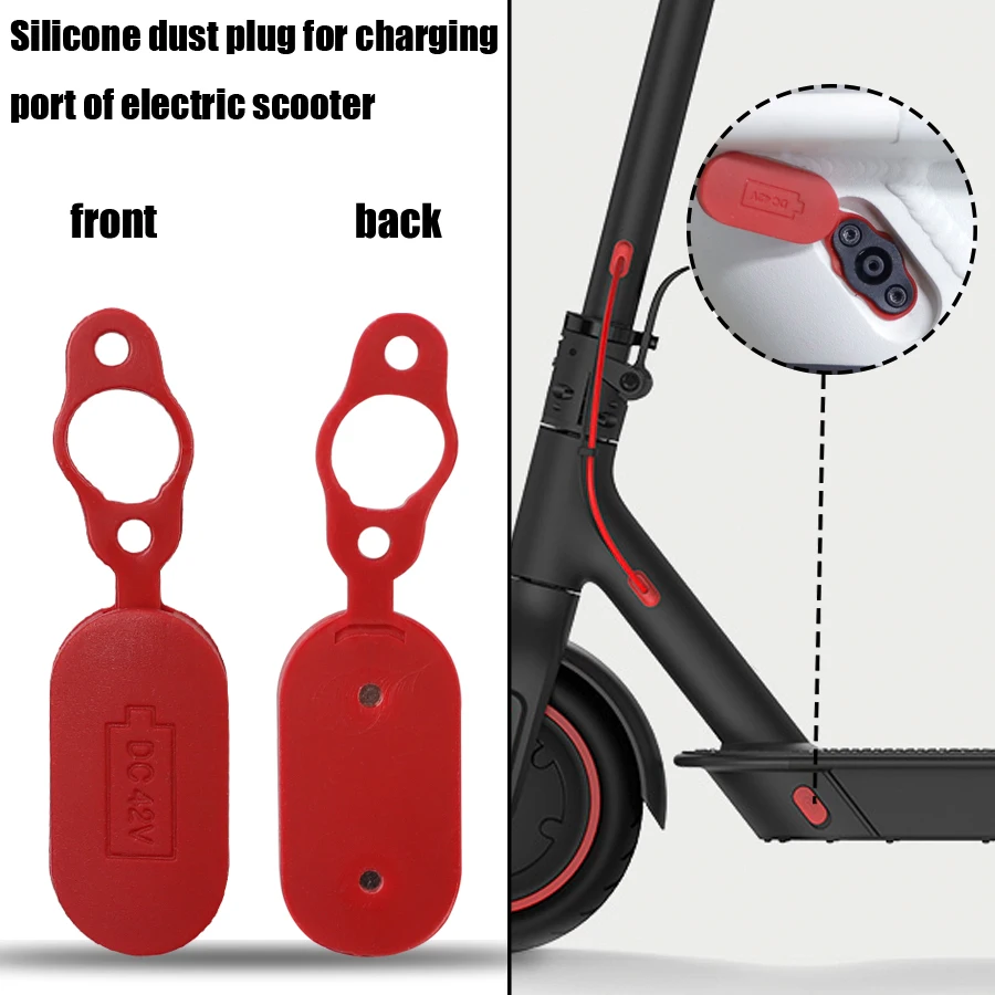 Upgraded Charging Port Dust Plug Rubber Case  For Xiaomi M365/Pro Electric Scooter Hole Waterproof Cover Replacement Accessories
