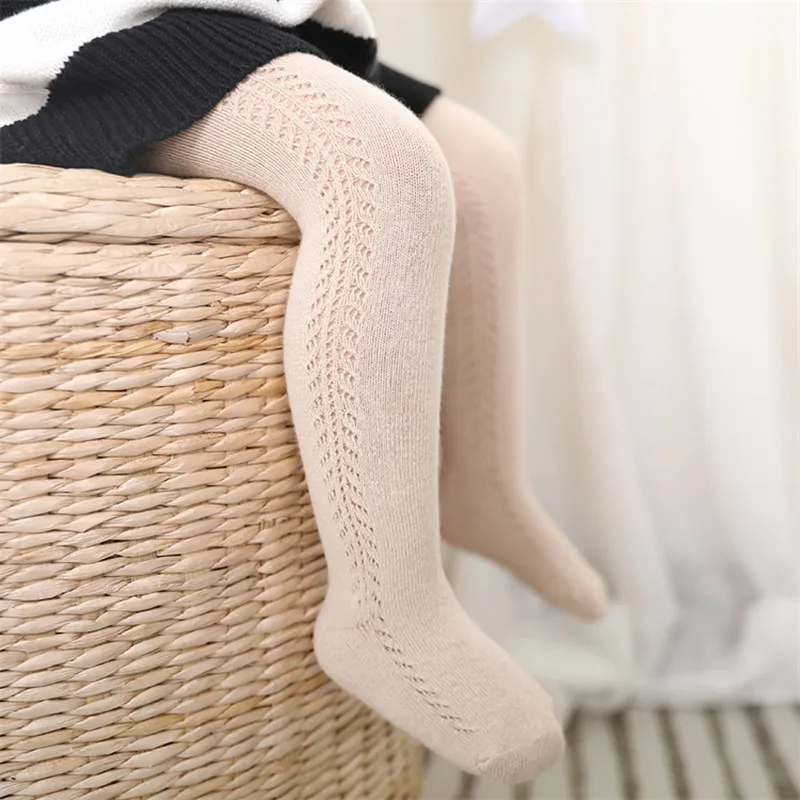 Spring Baby Tights For Girls Knitted Ribbed Children's Pantyhose Solid Mesh Toddler Cotton Leggings For Girls 0-8Years Tight kids pantyhose,ballet tights,toddler tights,kids leggings