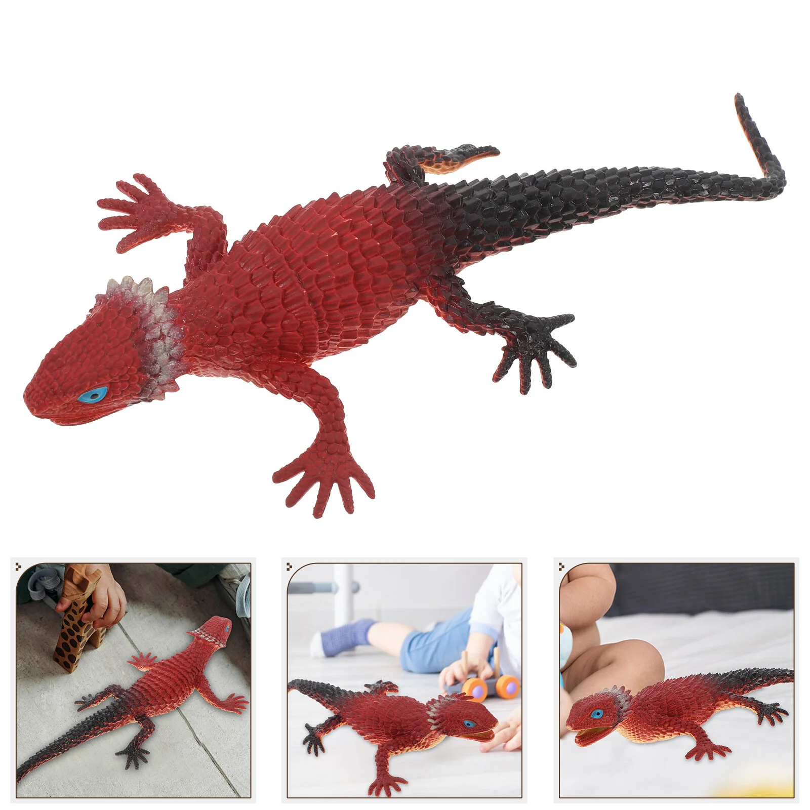 Lizard Toy Mini Animal Figurines Simulation Decoration Ocean Simulated Model Vinyl Desktop Figures Child