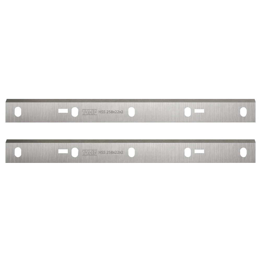 Woodworking Tools Planer Blades 1 Pair 258mm HSS Planer Blade 258 x 22 x 2mm Thickness Planer Knife Spare Part Scheppach HMS1070 Bernardo PT-250 Kity DRA260