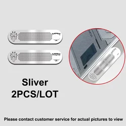 Enhanced Dustproof Net Stickers for Phone Earpiece Speaker Hole (2 PCS Sliver)