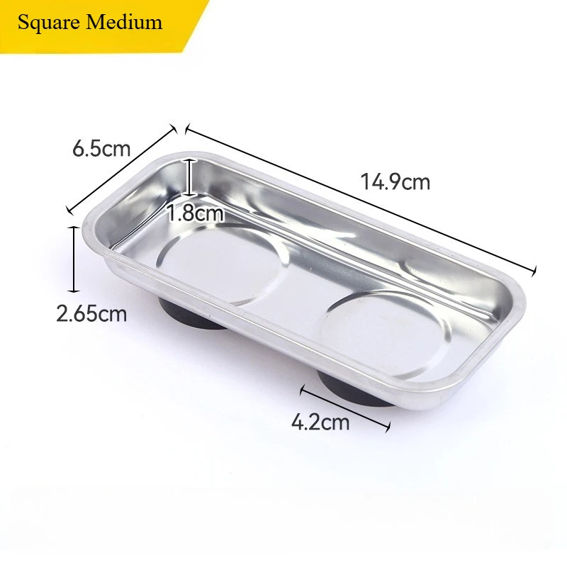 Magnetic Parts Bowl: Durable Steel Tray for Secure Storage and Easy Access
