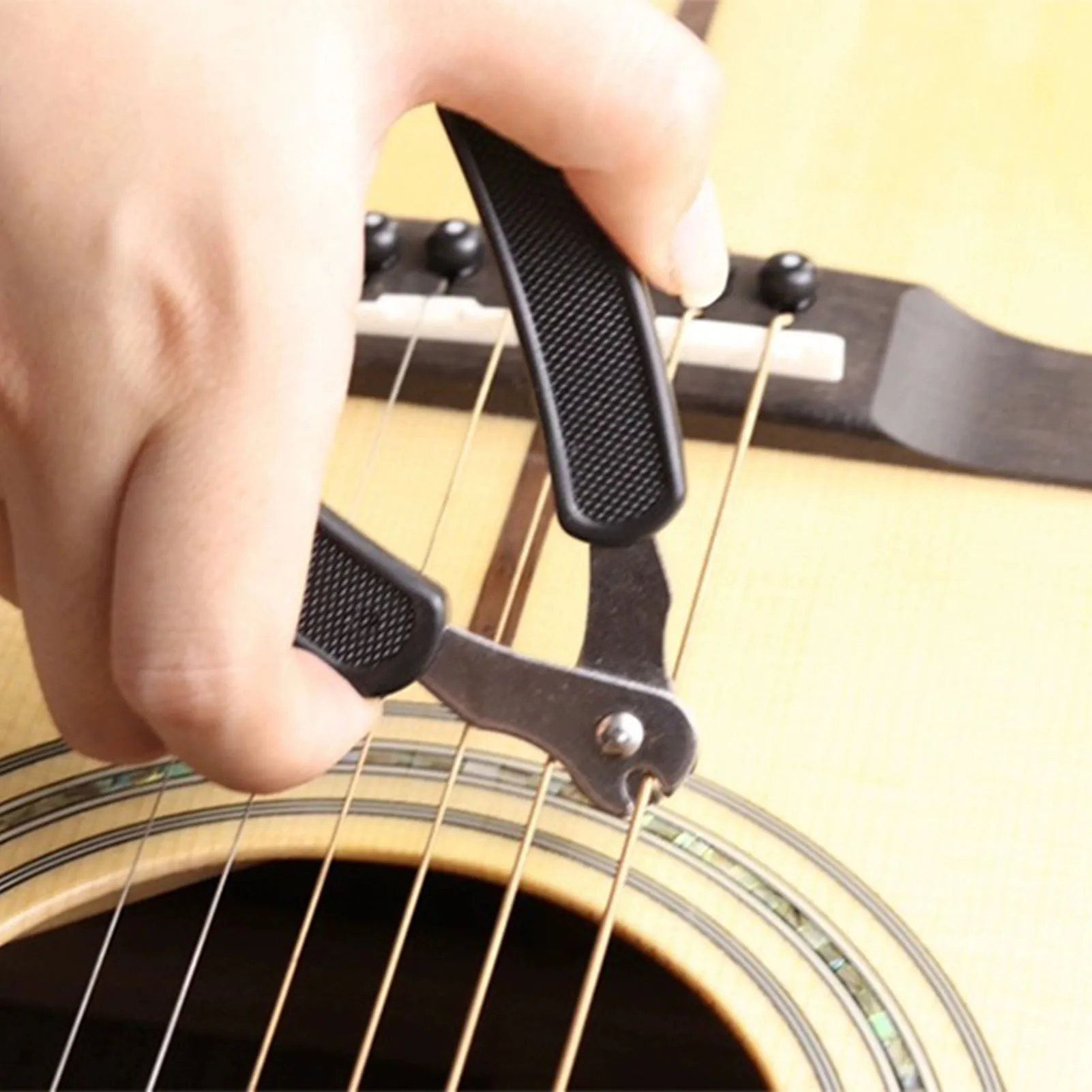 Guitar Bridge Pin Puller 3 in 1 Guitar Maintenance Tool Accessories for Basses Banjos and Mandolins