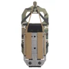Tactical Folded Rotating Phone Holder Case Suitable Large-Size Smart Phone MOLLE Fixed Vertical & Lateral Operation Navigation 5