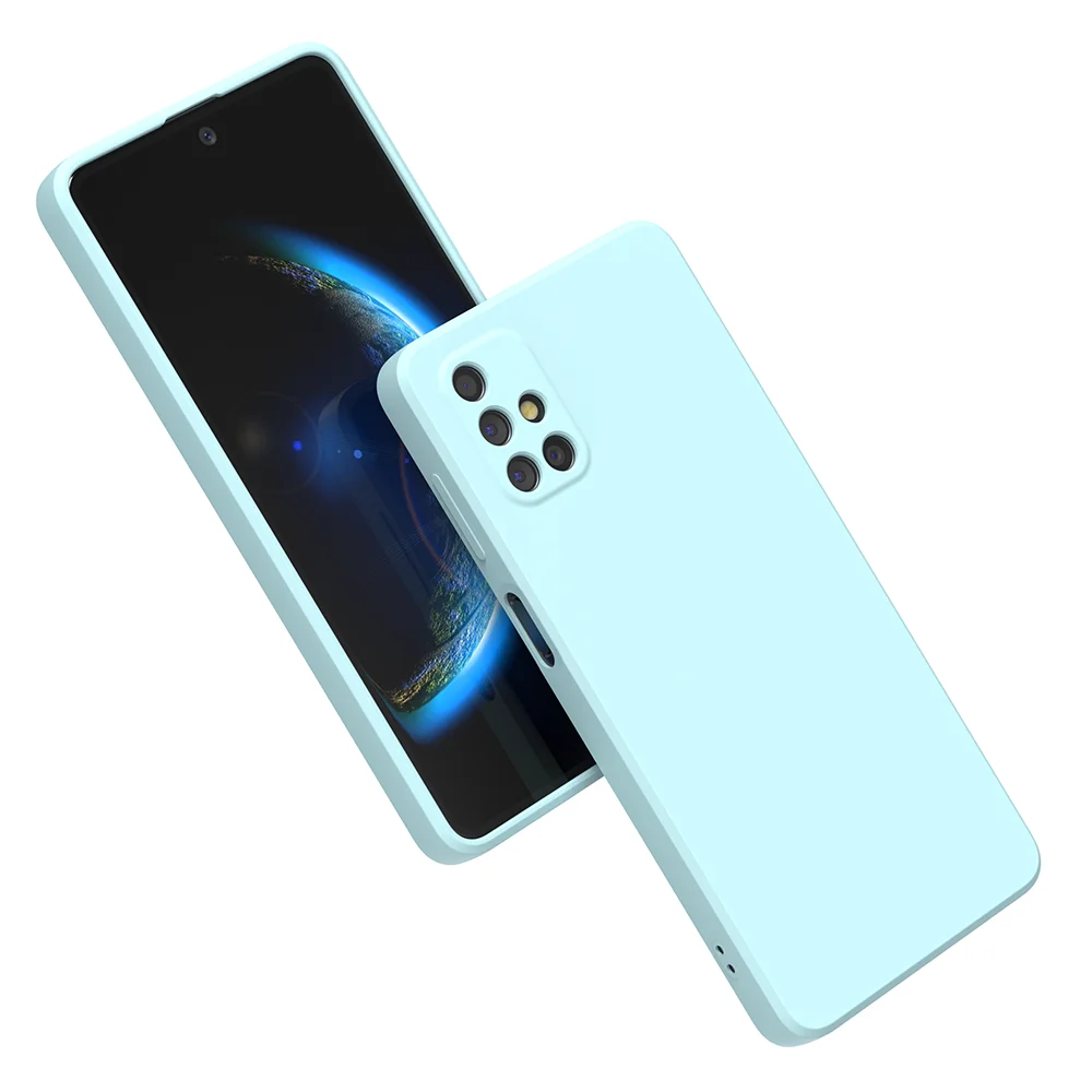 Premium Liquid Silicone Camera Protective Phone Case - Sleek and Durable Design