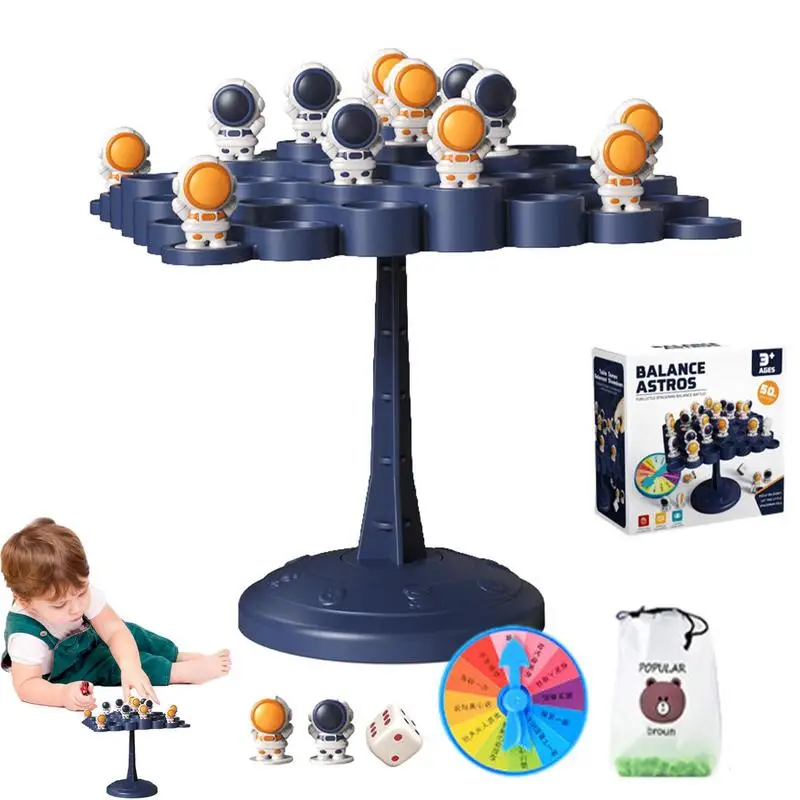 

Balance Counting Toys Stackable Balance Tree Toy Astronaut Shape Puzzle Balance Game For Children Montessori Toys For Christmas