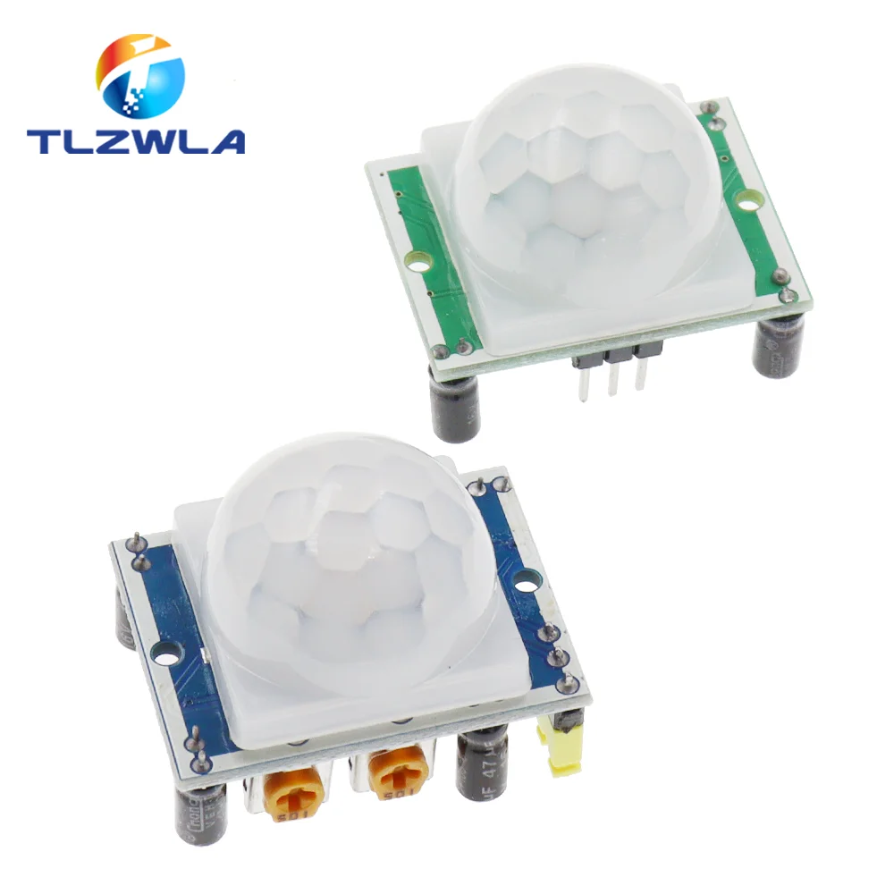 TLZWLA PIR Motion Sensor Module HC SR501, 1PCS blue green infrared pyroelectric detector induction switch for Arduino