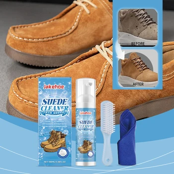 Suede Leather Cleaner Suitable For Cleaning Dirt Knitted Boots Leather Canvas Gentle Cleaning & Care Suede Material Cleaning Kit 1
