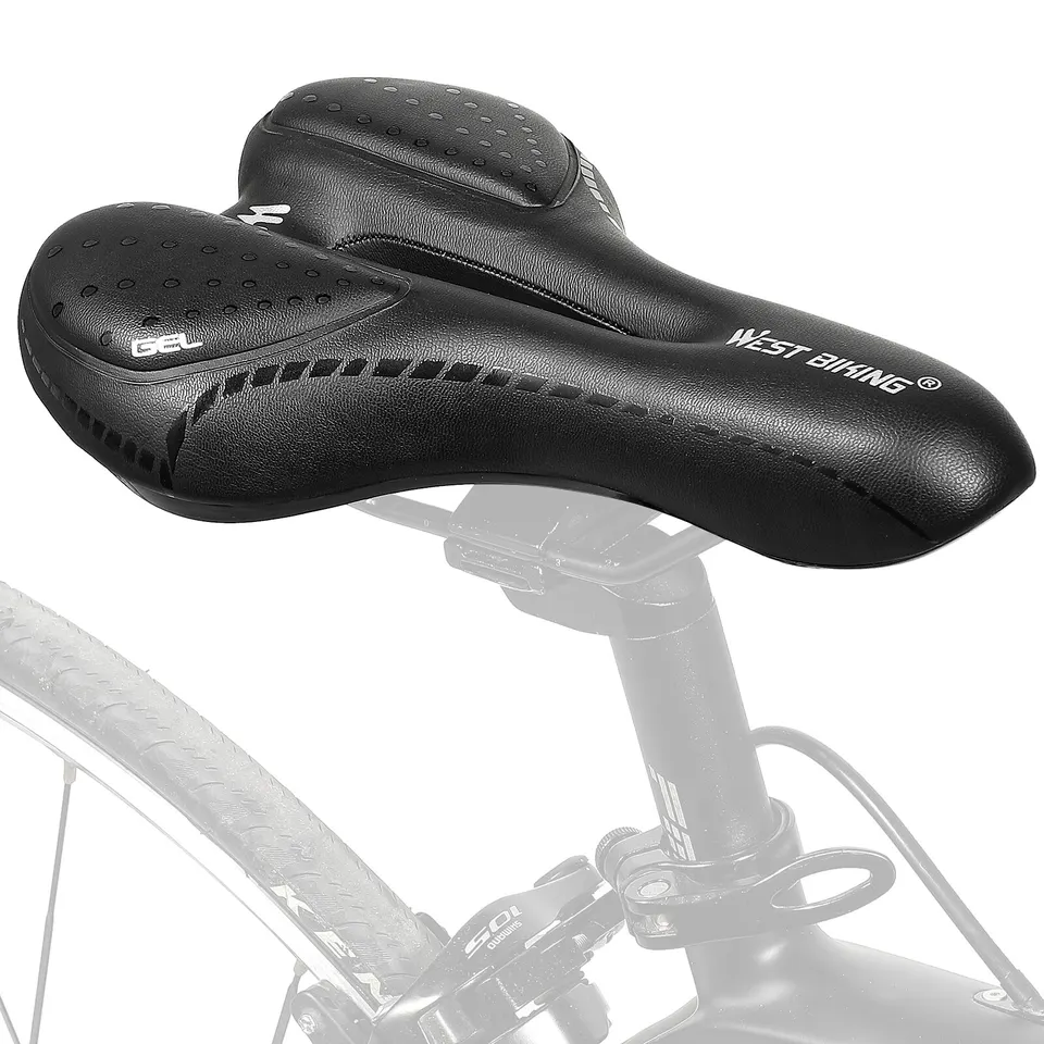 Moto Guzzi Selle Large Selle De Vélo Route VTT Creux EVA Rembourré Selle Léger étanche Selle Western
