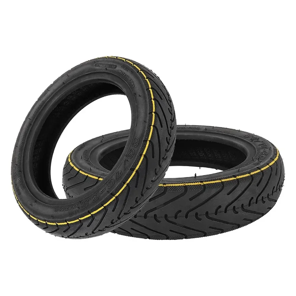 Tubo Per Segway Ninebot Max G30 VOLOHAS 60/70 – 6,5 Pneumatici Completi, 10 X 2,5 Cm, Ruota Anteriore Con Freno A Tamburo Per Ninebot Max G30/G30 D2/ G30E/G30LP Scooter Elettrico Ruota Anteriore A