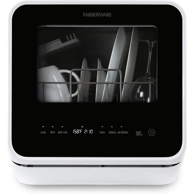 Farberware FDW05ASBWHA: The Compact Portable Countertop Dishwasher for Everyday Convenience