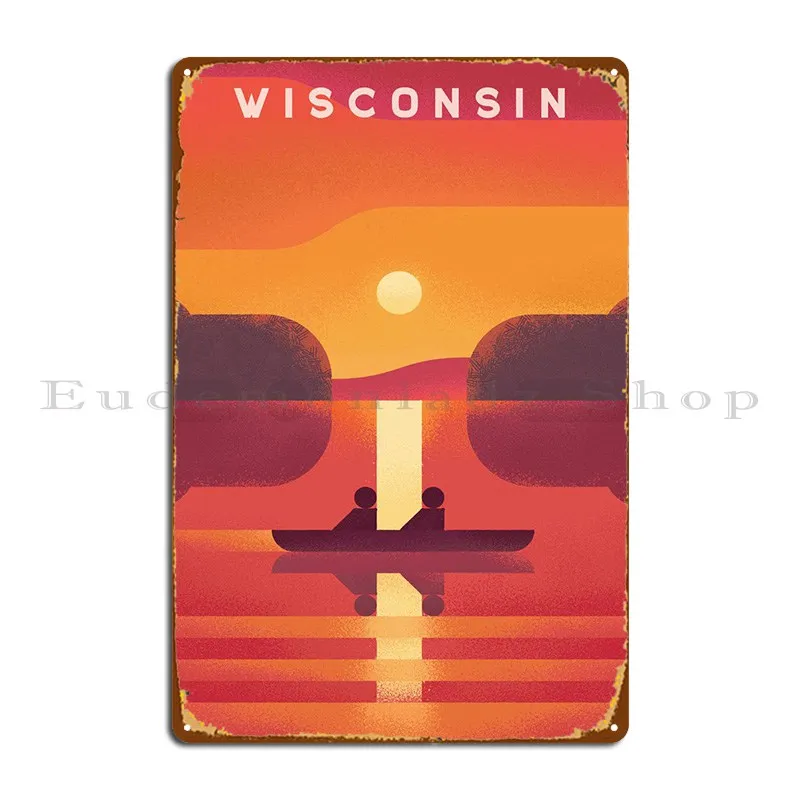 

Wisconsin Metal Sign Cinema Customize Kitchen Custom Cinema Tin Sign Poster