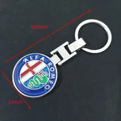 Stylish Four - Leaf Clover Steel Keychain - Elegant Fashion Jewelry Accessory (Alfa Keychain 1pcs)