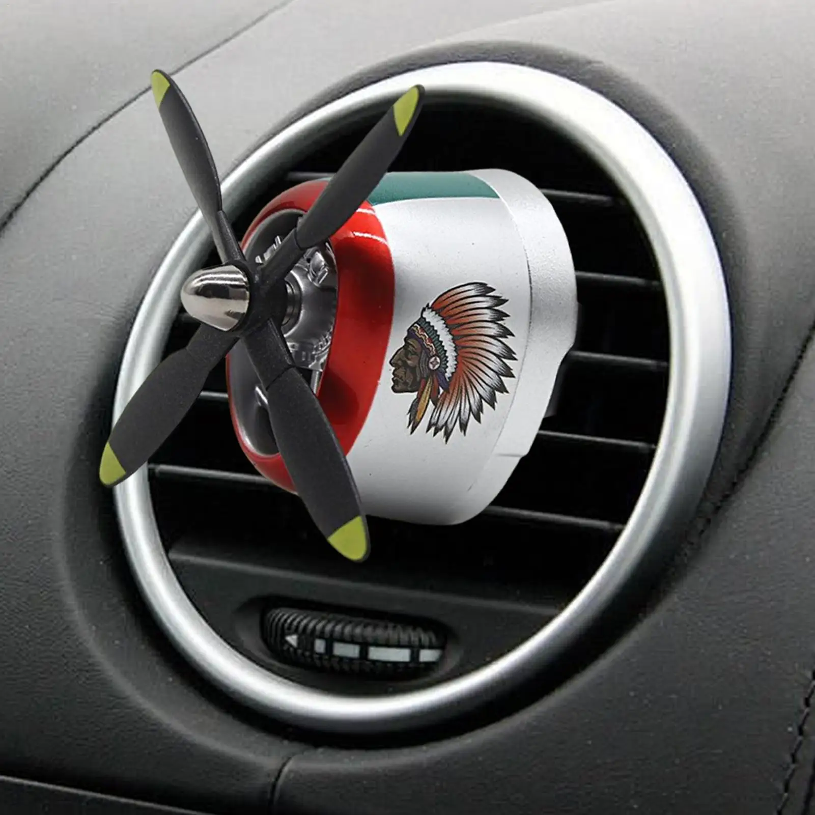 Deodorante per auto con clip rotante per bocchette di ventilazione, profumo a lunga durata, purificatore d'aria e deodorante per interni auto, SUV, berlina, camion, regalo._voghion.com