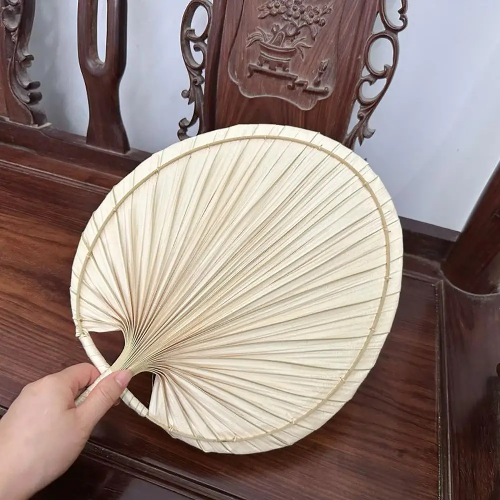 Handmade Wooden Fan Exquisite Wooden Fan Handmade Bamboo Fans for Summer Farmhouse Decor Chinese Style Single-blade Handheld