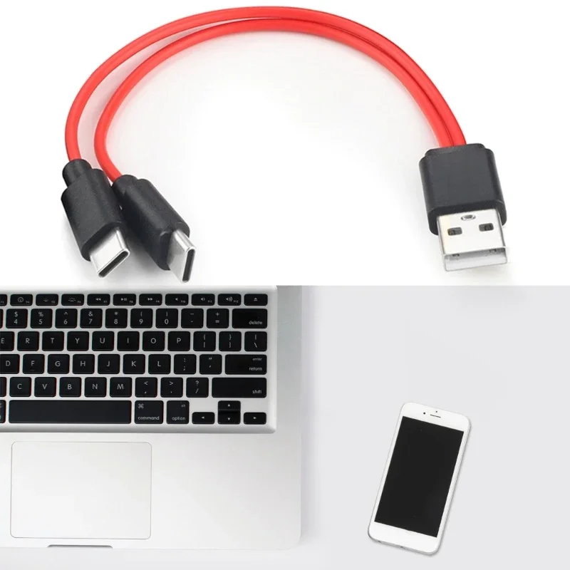 Type-C Cable Faster Charging USB to Dual USB C Cord Wire Two Devices Splitter Cable Only for Charge charging cable,usb charging cable
