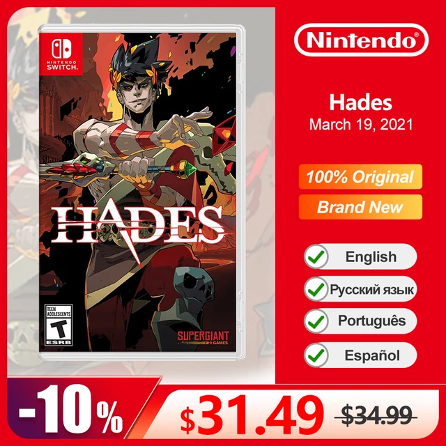 Edição física de Hades, da Supergiant Games, já está disponível no Nintendo  Switch