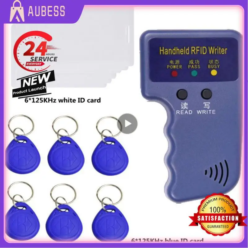 

125KHz RFID Programmer Duplicator Copier Writer Reader Writer ID Card Cloner & Key Access Card Replicator Keychain Reader